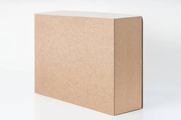 Close up picture of a large brown box — Stock Photo, Image