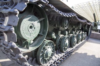 Ağır tank izleri, SSCB. İkinci Dünya Savaşı 'nın askeri teçhizatı..