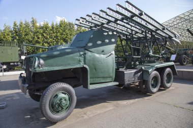 Savaş makineli roket topları, Sovyetler Birliği. İkinci Dünya Savaşı 'nın askeri teçhizatı..