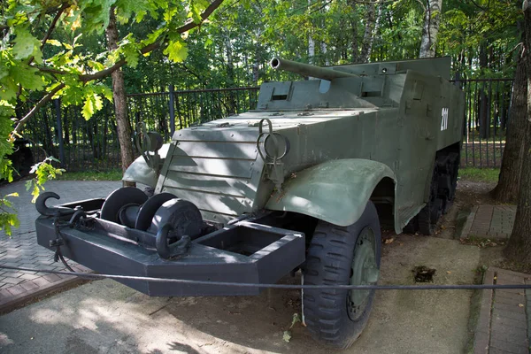 Artilharia Autopropulsora Eua Equipamento Militar Segunda Guerra Mundial — Fotografia de Stock