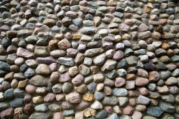 Vista Una Pared Piedras Formas Irregulares Texturas Fondos Para Diseño — Foto de Stock