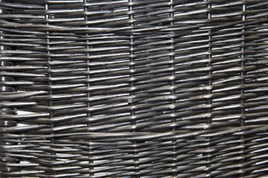 Örülmüş sarmaşıkların arka planı siyah güzel iç içe geçmiş desen. Arkaplan, tasarım, yapılar, dokular.