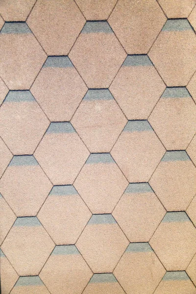 Tile Flexible Brown Hexagonal Shape Construction Background Textures Design — Stock Photo, Image