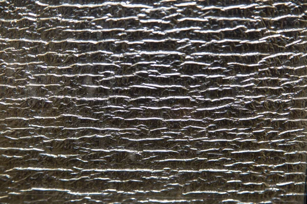 가로축의 줄무늬 텍스처 디자인의 형태로 반사하는 단열재의 — 스톡 사진