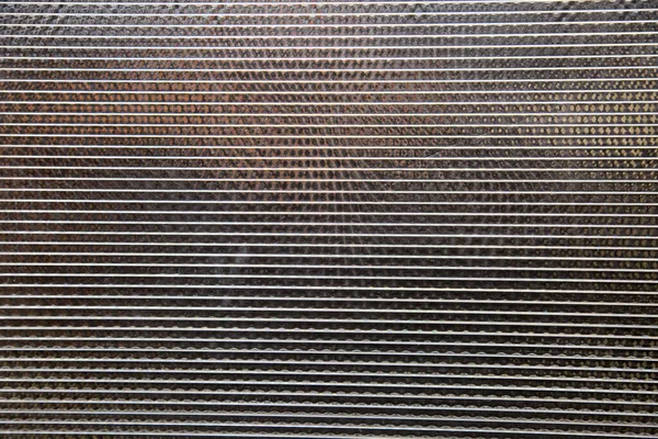 Transparent Polycarbonate Honeycomb Background Horizontal Stripes Greenhouses Backgrounds Textures Design — Stock Photo, Image