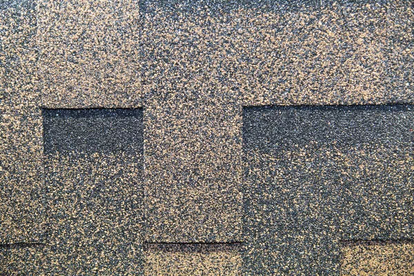 Flexible Tiles Ridge Eaves Sandy Black Color Rectangular Shape Construction — Stock Photo, Image