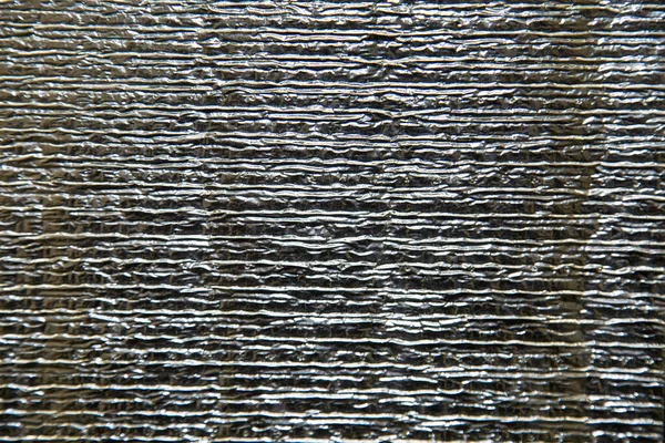 가로축의 줄무늬 텍스처 디자인의 형태로 반사하는 단열재의 — 스톡 사진