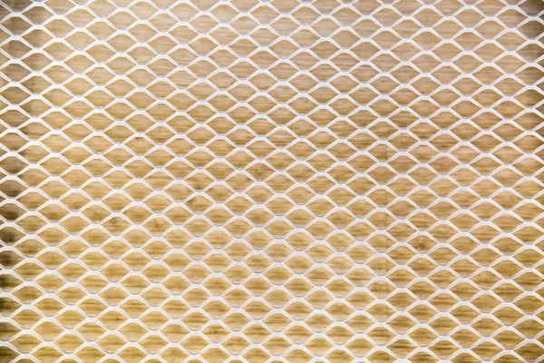 Mesh Cells Form Diamonds White Color Backgrounds Textures Design — Stock Photo, Image