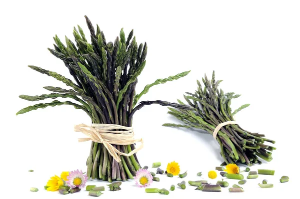 Fresh asparagus of natural origin. — Stock Photo, Image