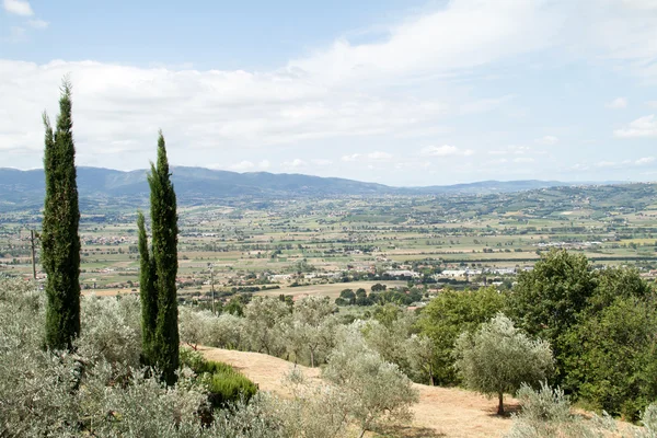 Italien landskapet i Umbrien — Stockfoto