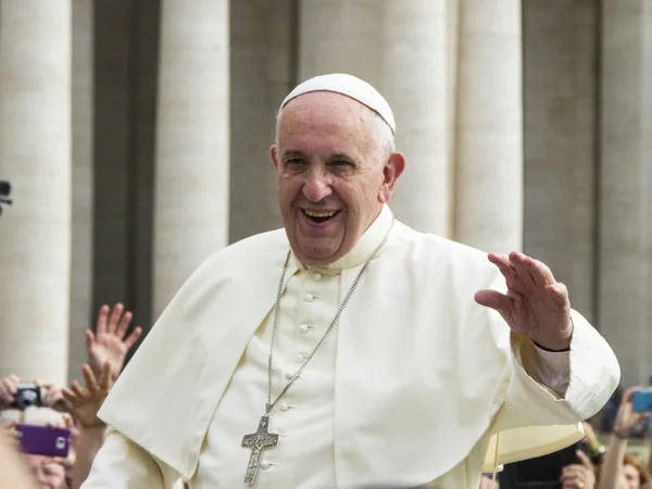 Pope Francis in vatican — Stock Photo, Image