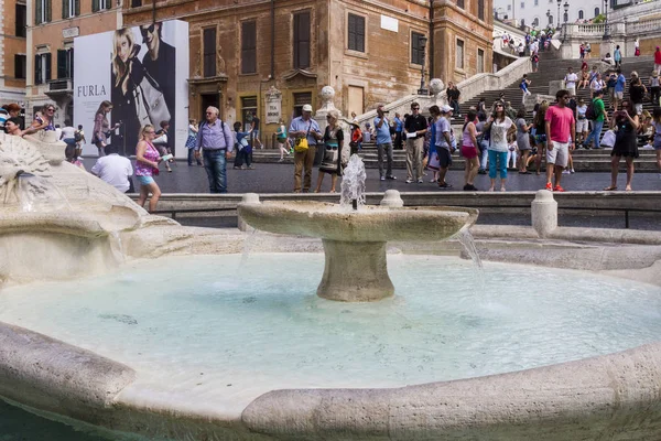 Piazza di spagna Ρώμη — Φωτογραφία Αρχείου