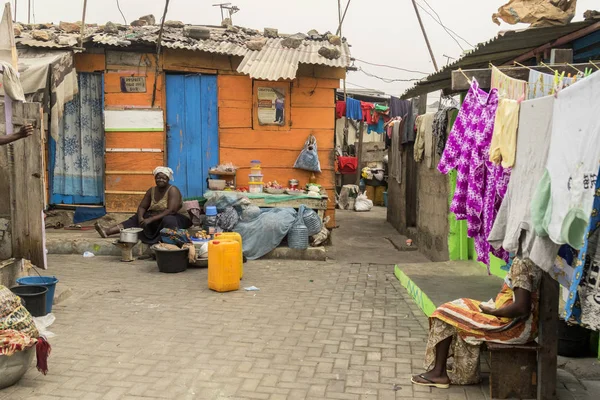 Africká žena v Ghaně — Stock fotografie