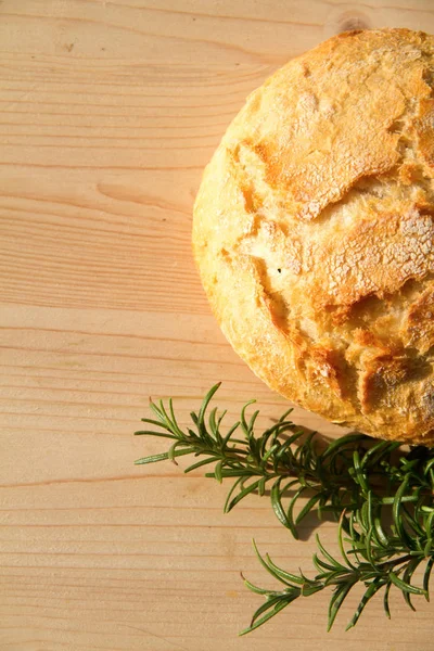 Pane con rosmarino — Foto Stock