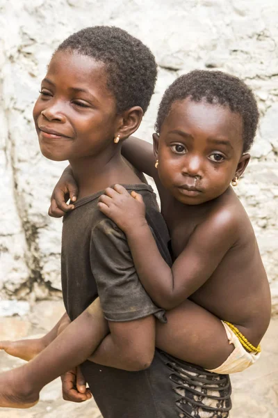 Afrikai gyerekek, Ghána — Stock Fotó