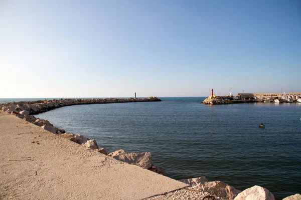 Peschici puerto italia — Foto de Stock