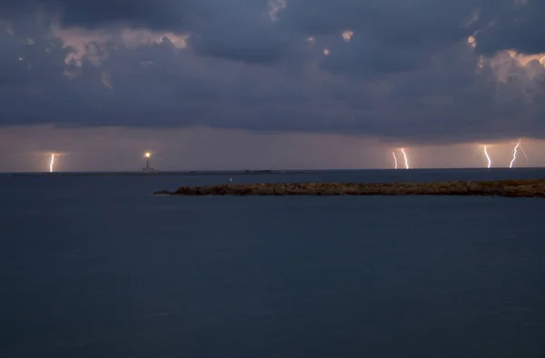 Storm op zee — Stockfoto