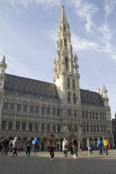 Grand Place en Bruselas —  Fotos de Stock