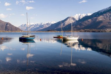 Kışın como Gölü