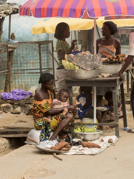 Gana'da Pazar — Stok fotoğraf