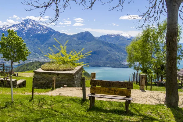 Como lago paisaje — Foto de Stock