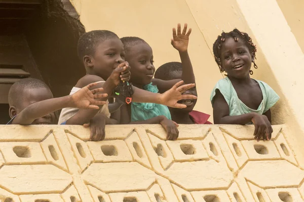 행복 한 아프리카 어린이 들 — 스톡 사진