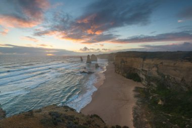 12 Havariler günbatımı, bağlantı noktası Campbell, Victoria, Avustralya.
