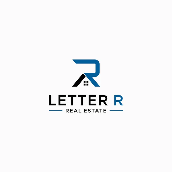 Abstract Letter Real Estate Logo — Stock Vector