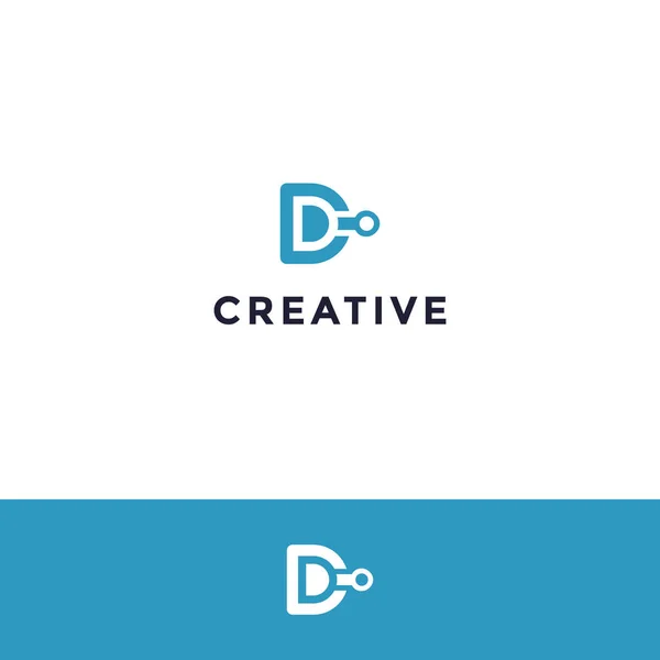 Vecteur Créatif Moderne Lettre Logo — Image vectorielle