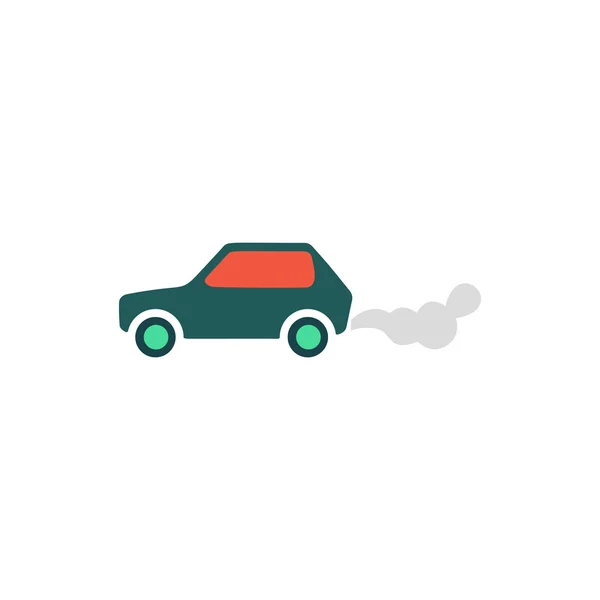 Vector del icono de humo del coche — Vector de stock