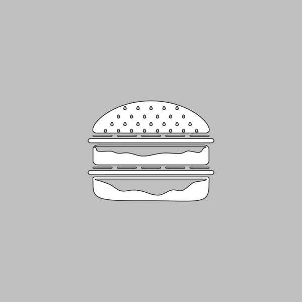 Hamburger komputer symbol — Wektor stockowy