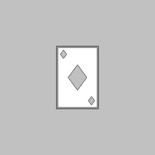 Diamantes tarjeta símbolo del ordenador — Archivo Imágenes Vectoriales