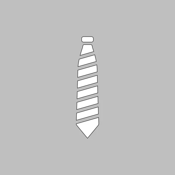 Краватка комп'ютер символ — стоковий вектор