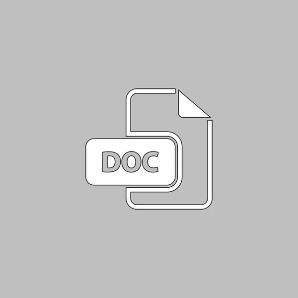 Doc υπολογιστή σύμβολο — Διανυσματικό Αρχείο
