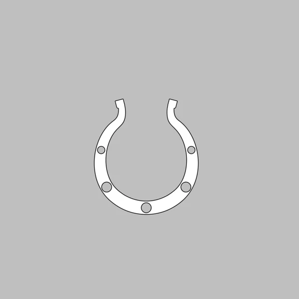 Chance fer à cheval symbole de l'ordinateur — Image vectorielle