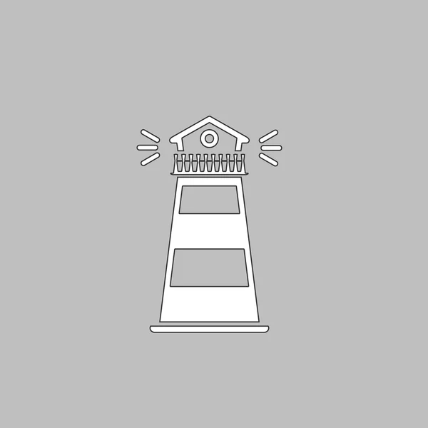 Icono del faro vector — Archivo Imágenes Vectoriales