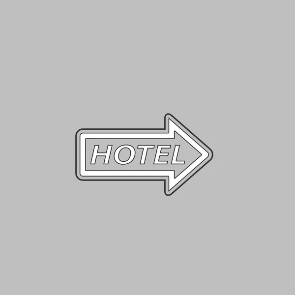 Hotel komputer symbol — Wektor stockowy