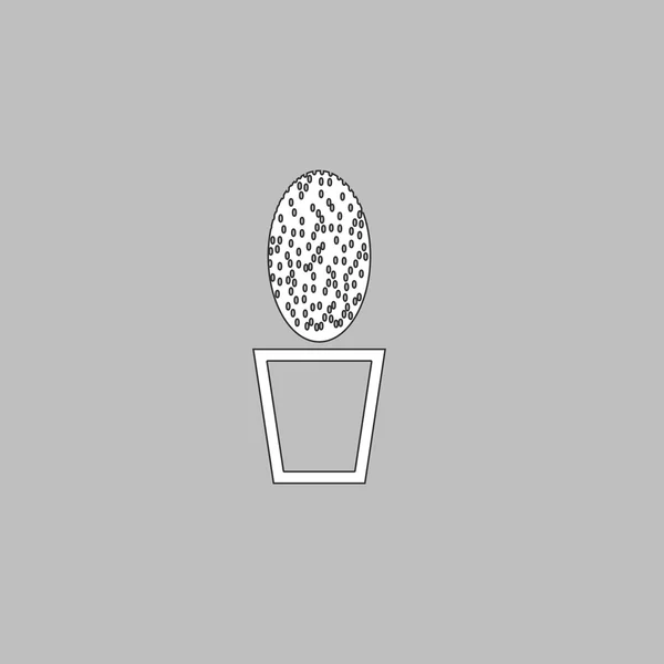 Символ компьютера cacti — стоковый вектор