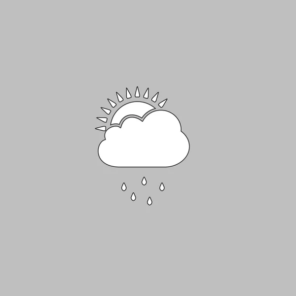 Краплі дощу комп'ютер символ — стоковий вектор