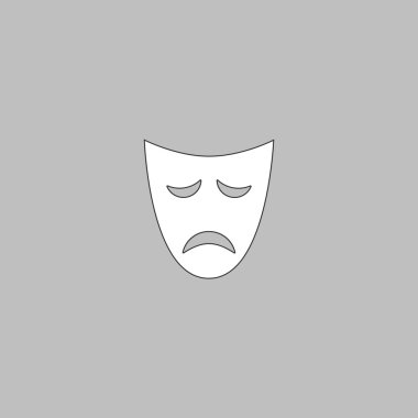 trajedi maskesi bilgisayar simgesi