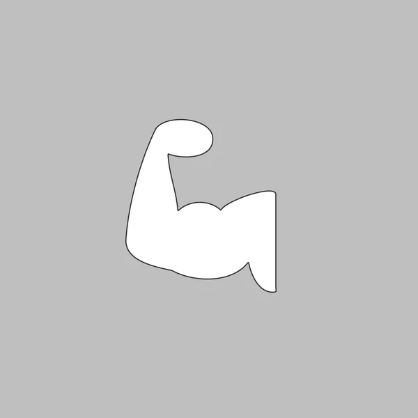 Biceps dator symbol — Stock vektor