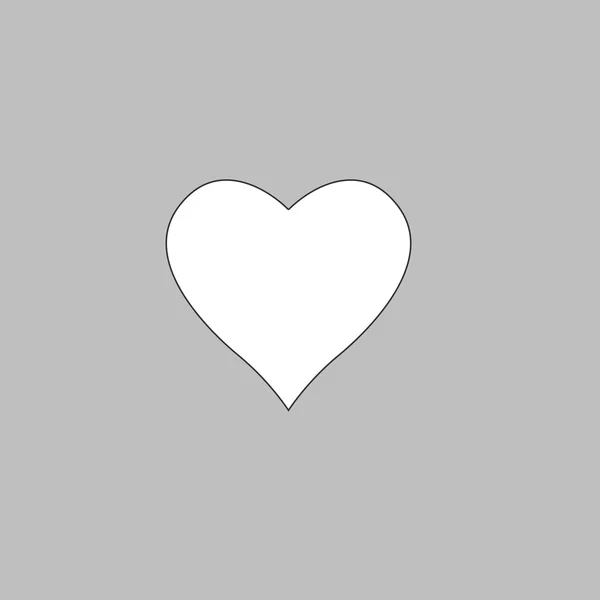 Corazón símbolo de ordenador — Archivo Imágenes Vectoriales