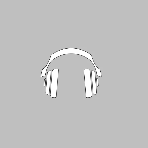 Icon-Vektor für Kopfhörer — Stockvektor