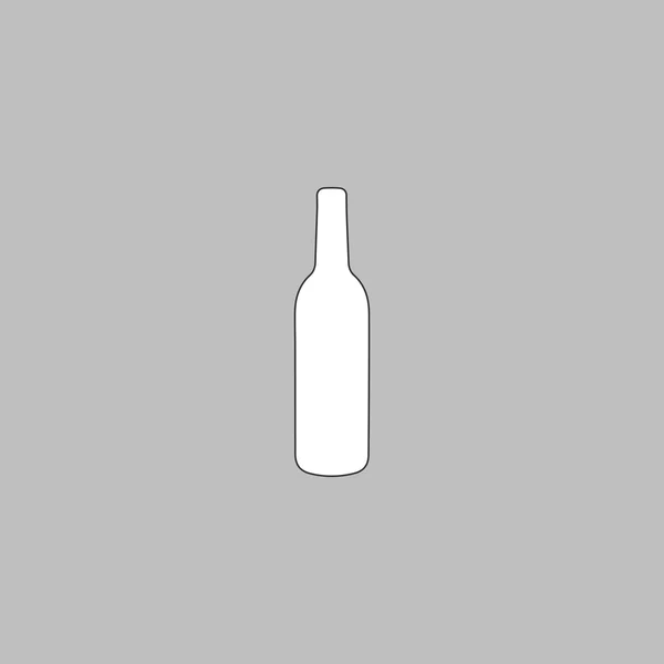 Bouteille d'alcool ordinateur symbole — Image vectorielle