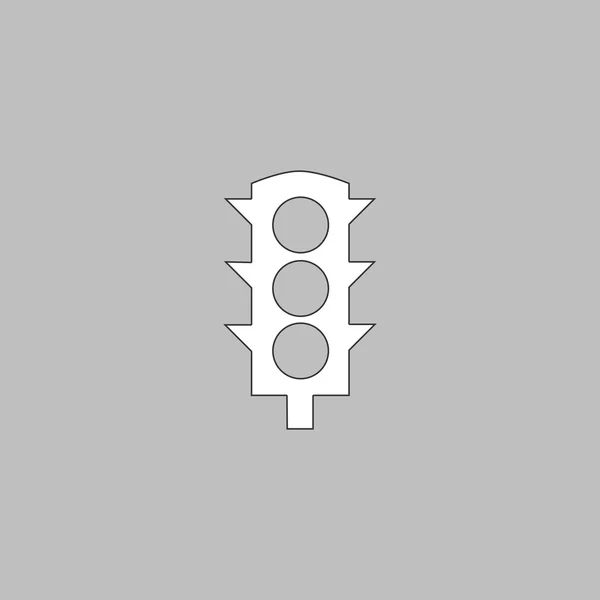 トラフィック ライト コンピューターのシンボル — ストックベクタ