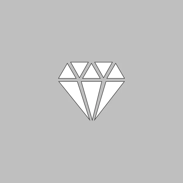 Diamant-Computersymbol — Stockvektor