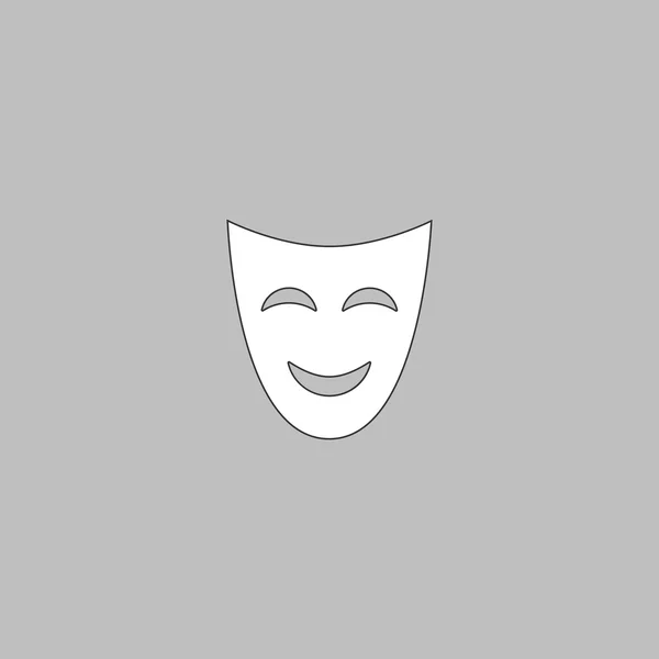 Комедийная маска — стоковый вектор