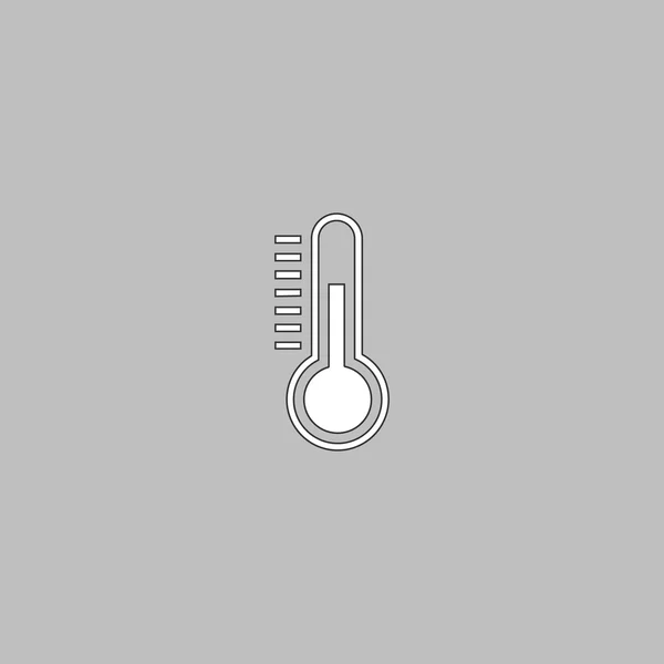 Temperaturmesser Computersymbol — Stockvektor