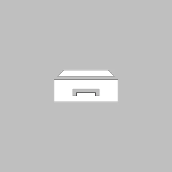 ボックス コンピューター シンボル — ストックベクタ
