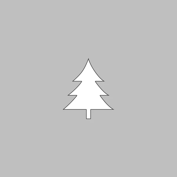 Árbol de navidad símbolo de computadora — Vector de stock